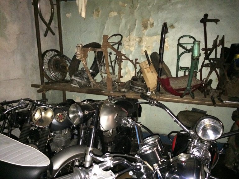 Stock and motorbikes everywhere